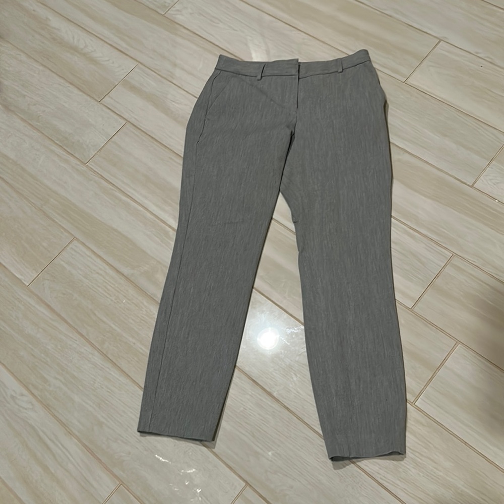 Gray Ankle length slacks